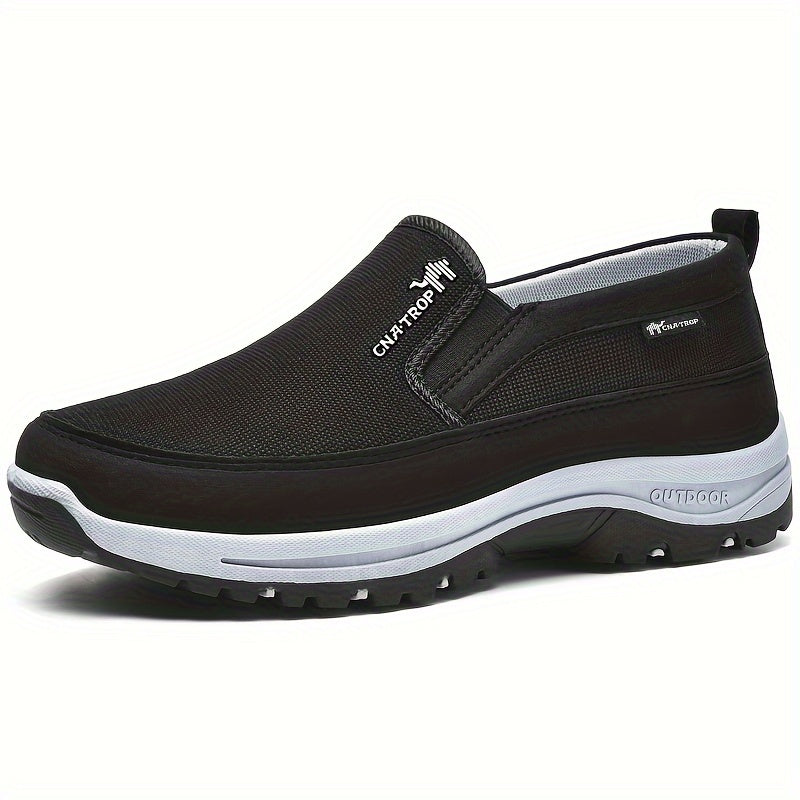 Cnatrop Men Arch Support Slipon Breathable Non Slip Shoes