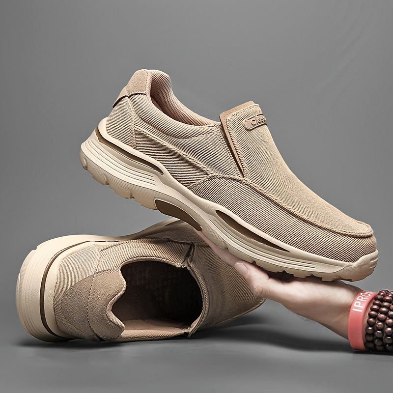 AOPLUS Mens Slip On Loafers Breathable Comfort Shoes