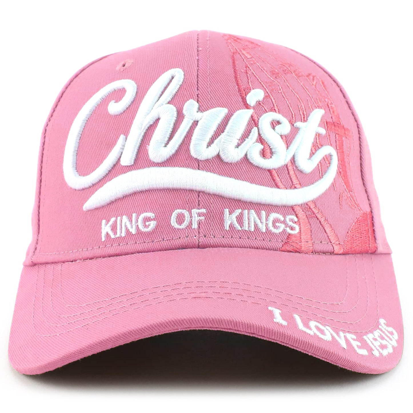 3D Christ King of Kings Embroidered Jesus Christian Ball Cap