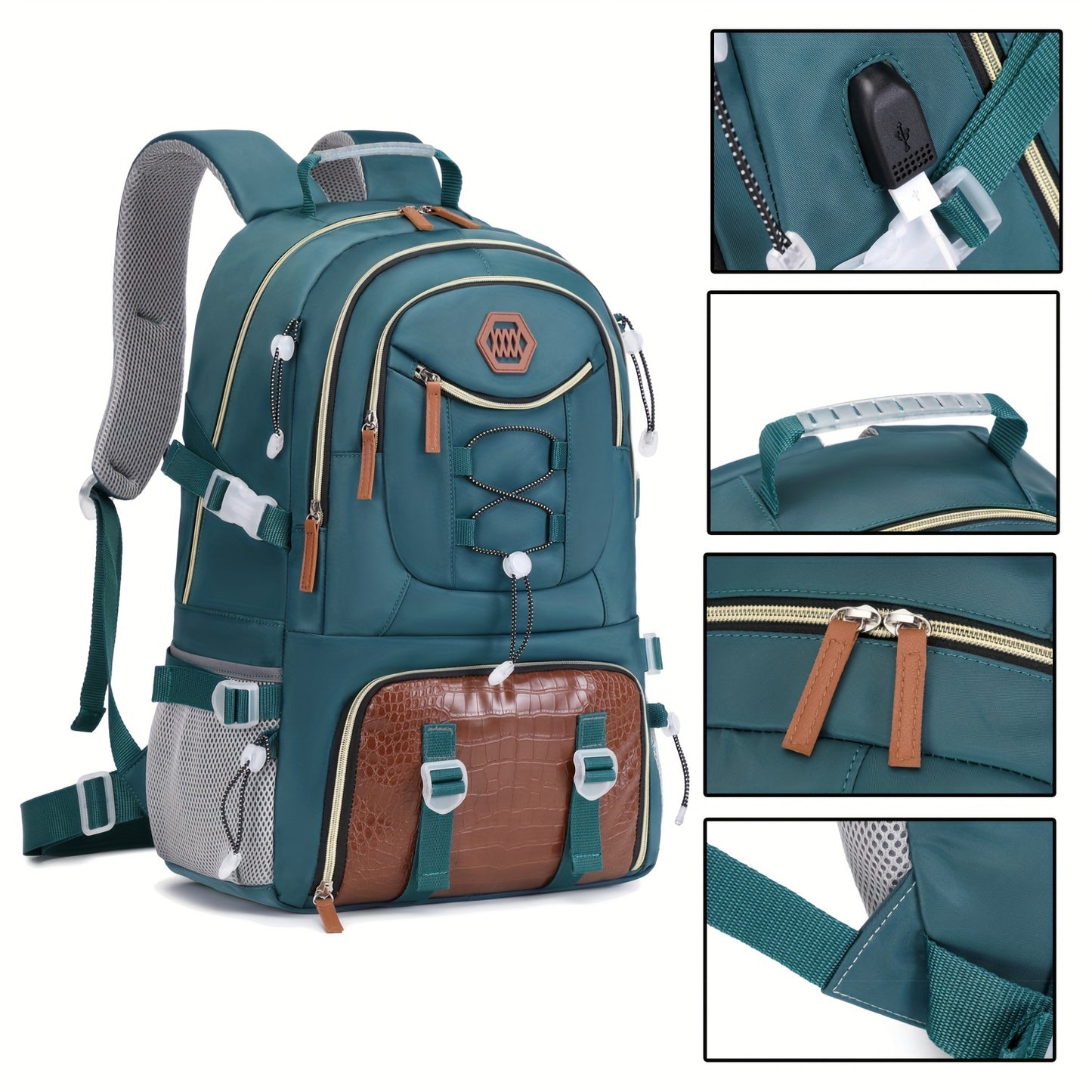 Dur Travel Backpack with Laptop Compartment and USB Port