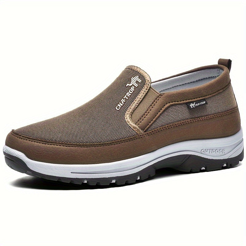 Cnatrop Men Arch Support Slipon Breathable Non Slip Shoes