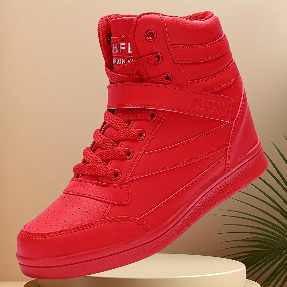 Vibrant Color Women's Retro 80s High Top Sneakers