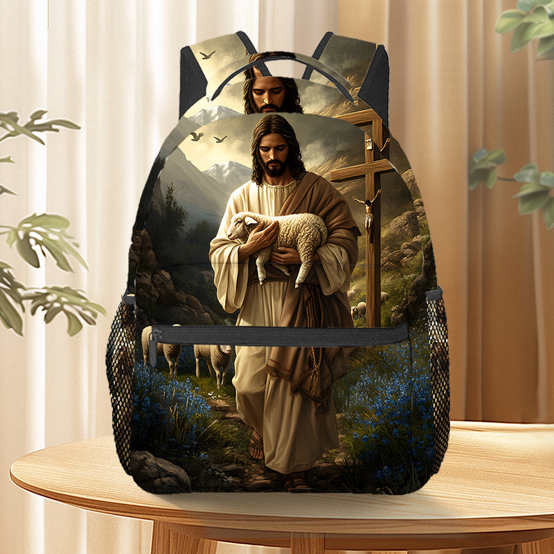 Resurrection Jesus And The Lamb Lightweight Travel Backpack