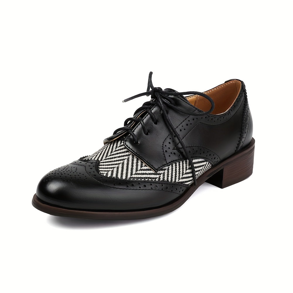 Women's Lace Up Oxford Dress Shoes Wingtip