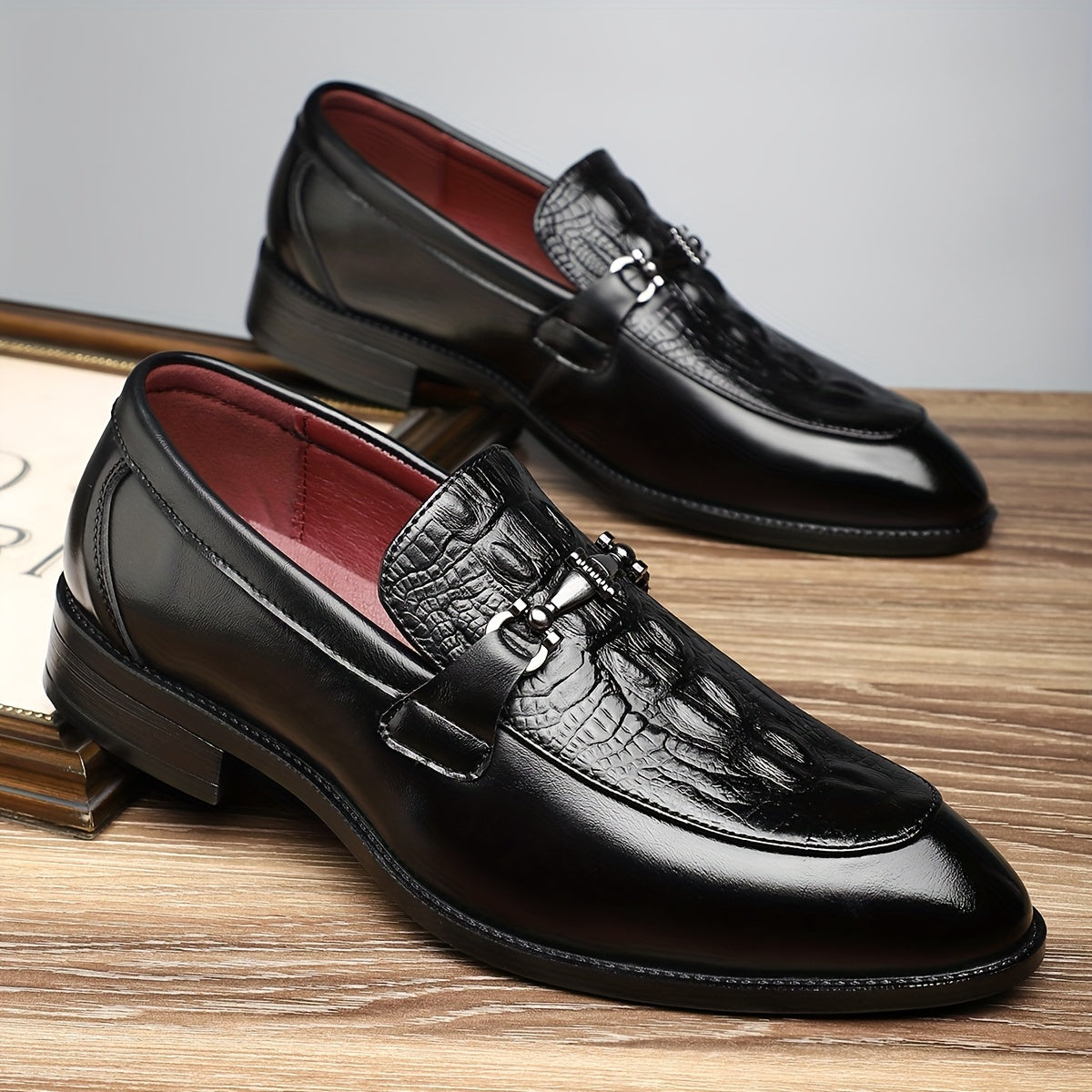 Men's Slip-on Loafers Minimalist Business Casual Shoes