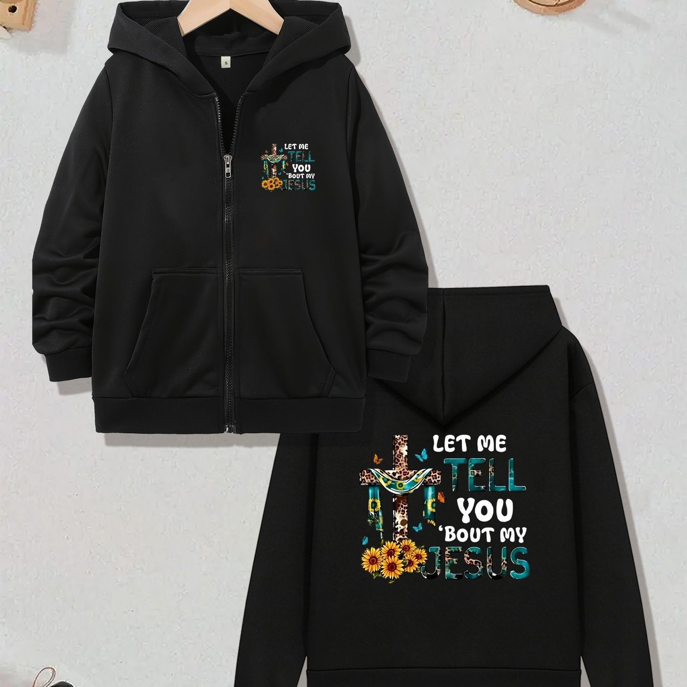 Women's Zip Up Hoodie Let Me Tell You About My Jesus