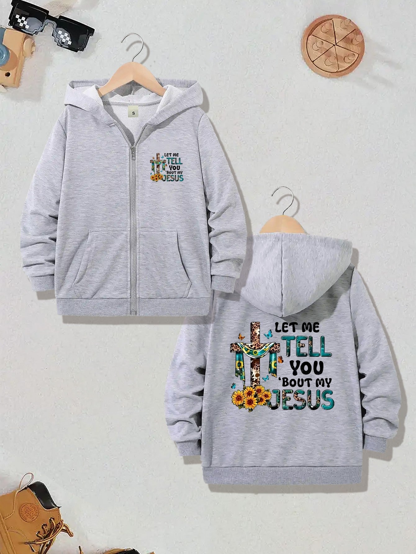 Women's Zip Up Hoodie Let Me Tell You About My Jesus