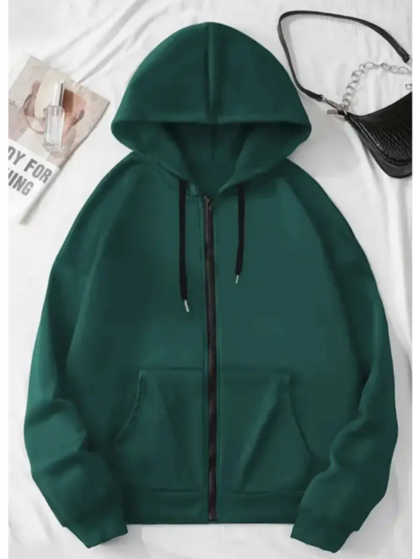St Patricks Day Hooded Jacket Just A Who Loves Jesus Print