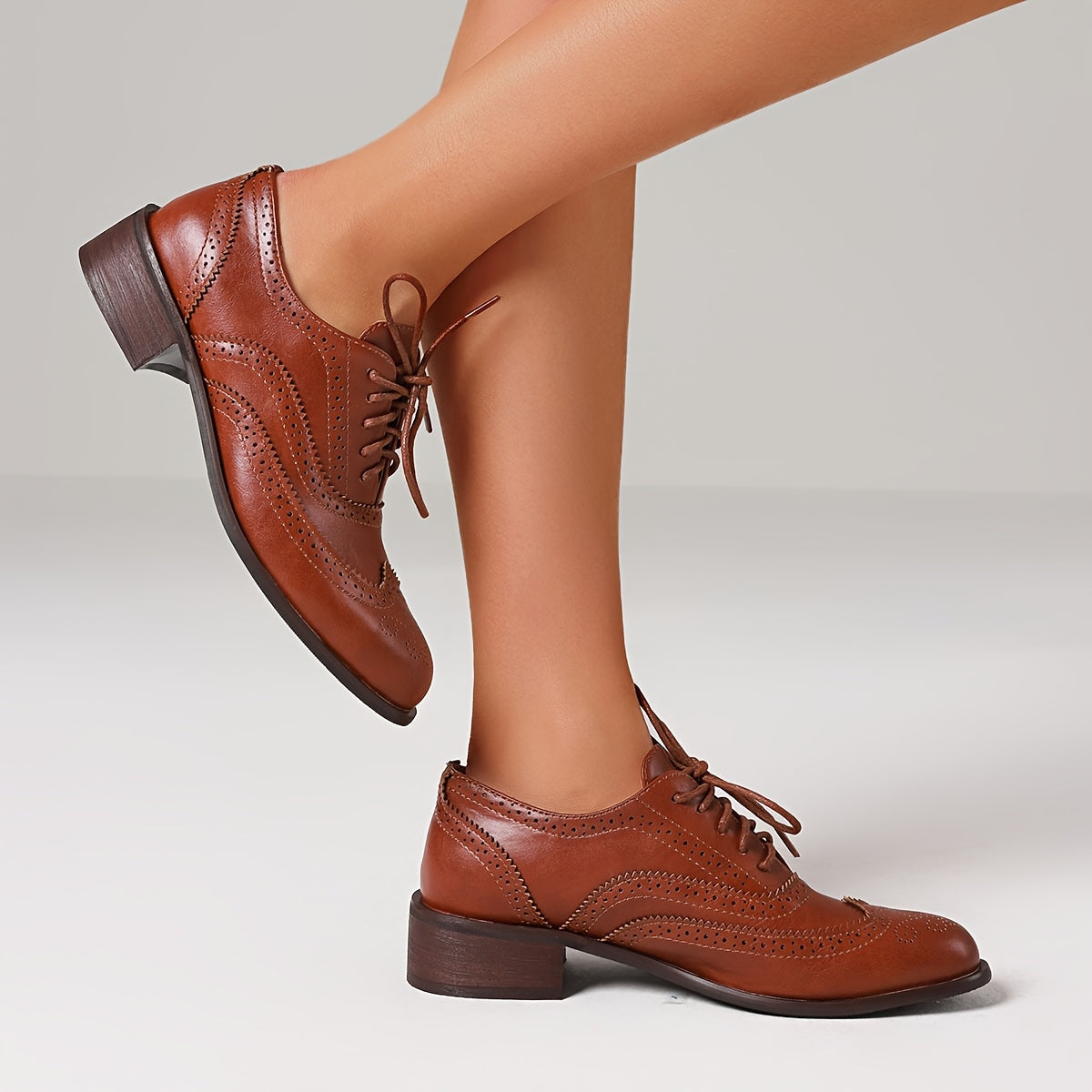 Women's Fashion Classic Oxford Lace Up Shoes