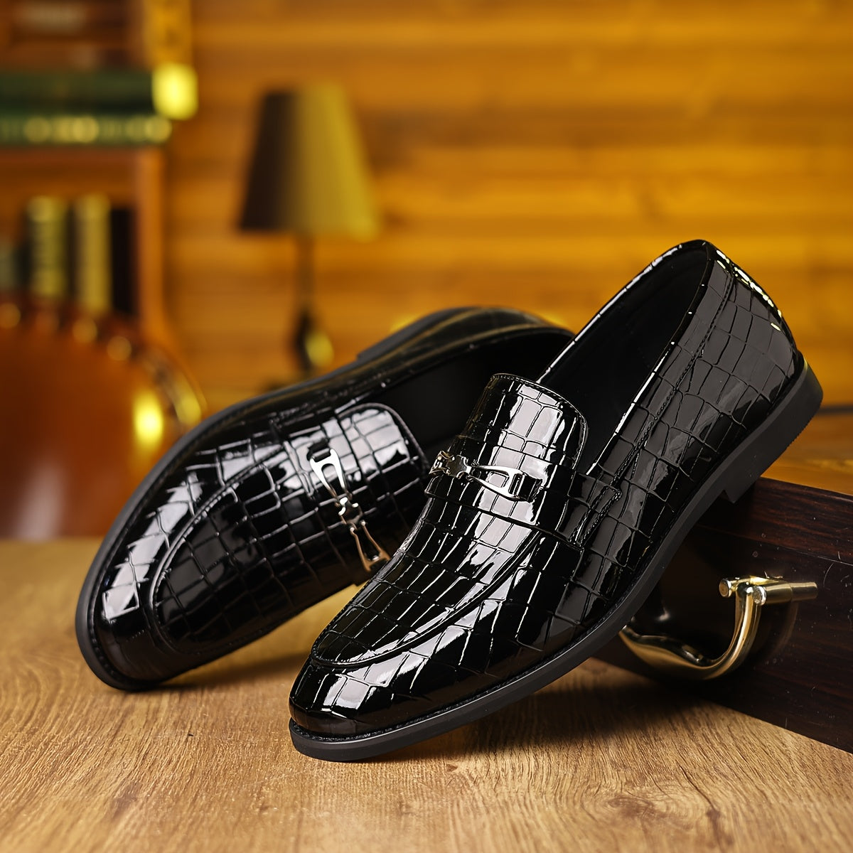 Slip-on Loafers Casual Pointed Toe Rubber Sole