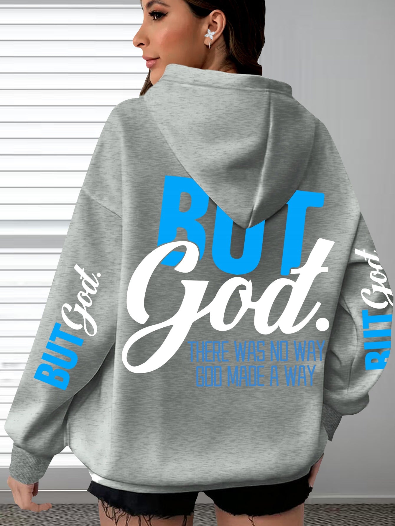 In His Divine Power But God Hooded Sweatshirt Everyday