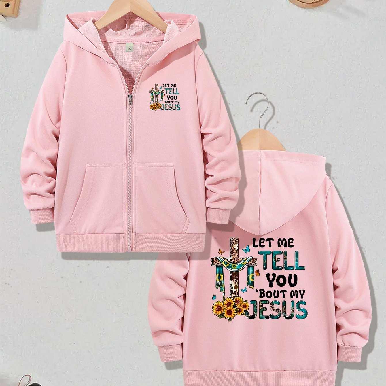 Women's Zip Up Hoodie Let Me Tell You About My Jesus