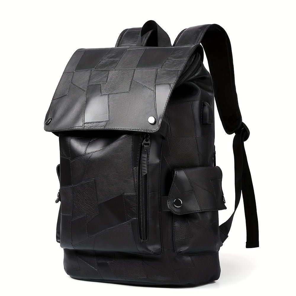 Geometric Minimalist Mens Backpack Lightweight Adjustable