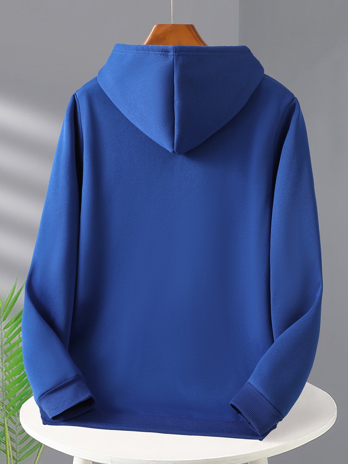 Mens Casual Geometric Hoodie With Jesus Is The Way Print