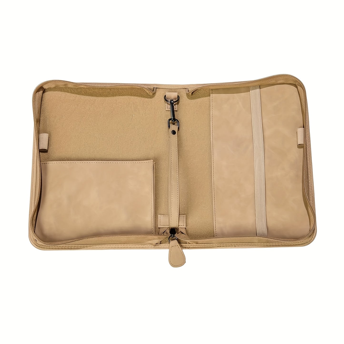 Women's Faux Leather Floral Bible Case With Wrist Strap