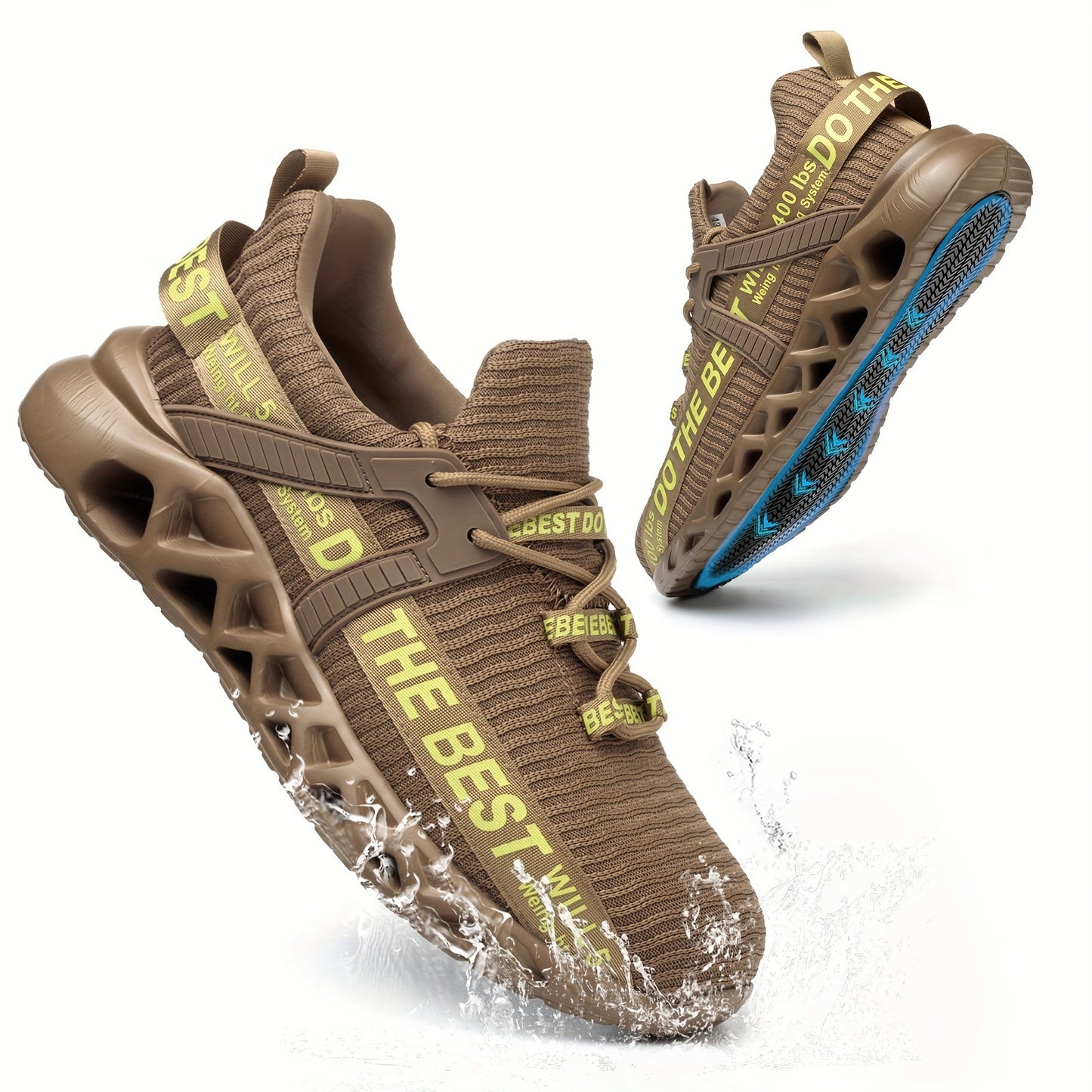 Men's Work Safety Shoes Puncture Resistant Slip Resistant Steel Toes Breathable Lightweight Odor Resistant for Industrial Construction Sites