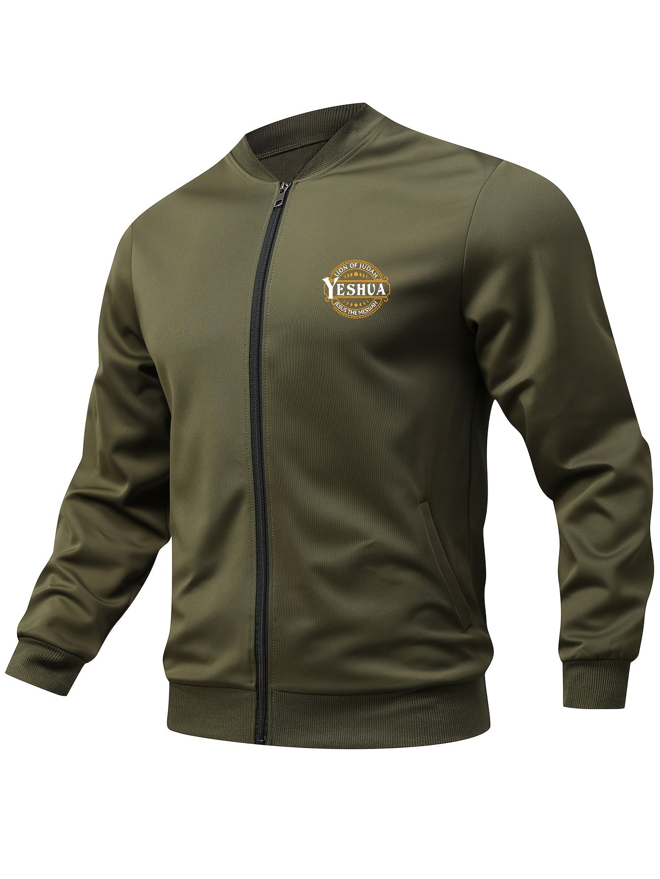 In His Divine Power Religious Bomber Jacket Judah Messiah