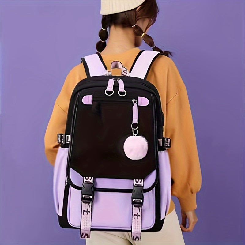 Stylish Large Capacity Multi Pocket Backpack For Students