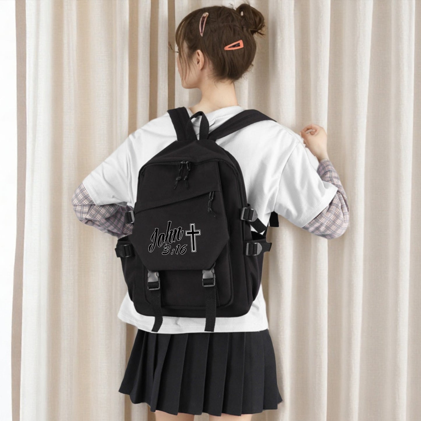 IHDP Bible Verse Backpack Inspirational Everyday Use