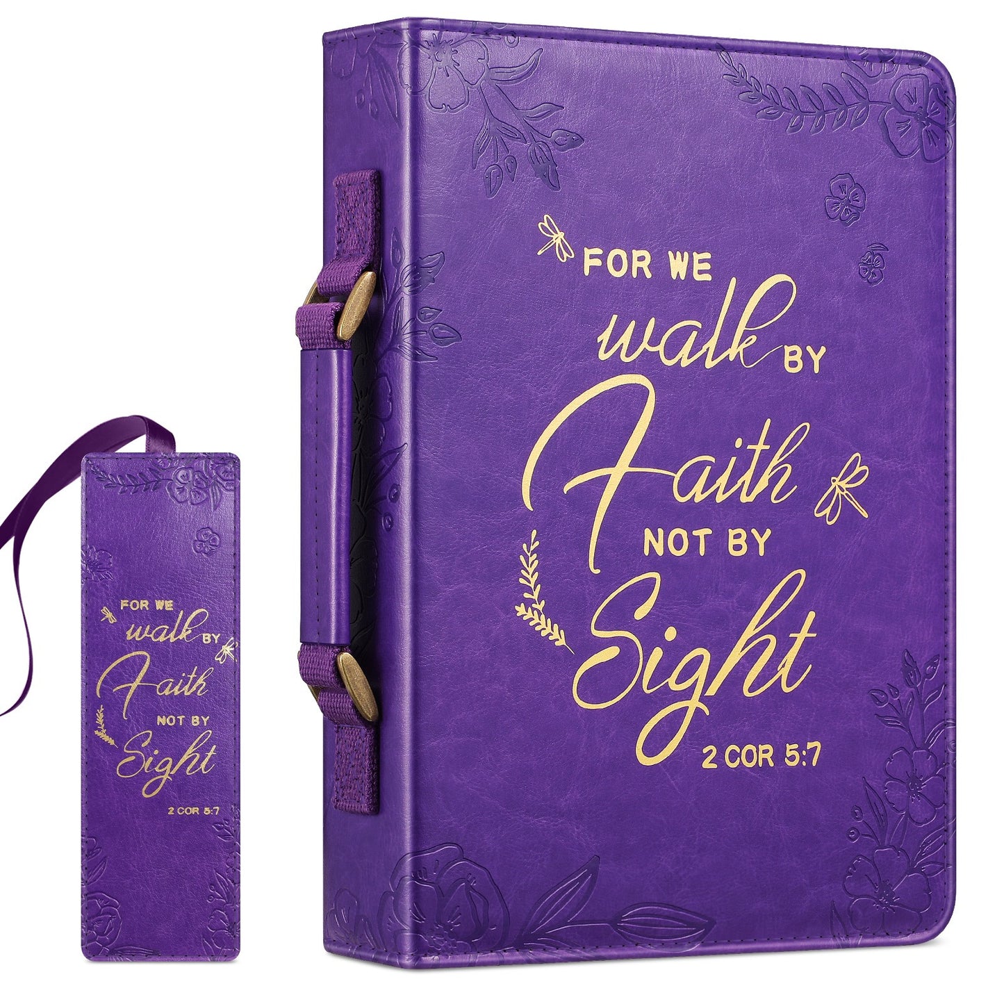 FINPAC Classic Bible Cover Large PU Leather Church Bag Durable and Stylish Design