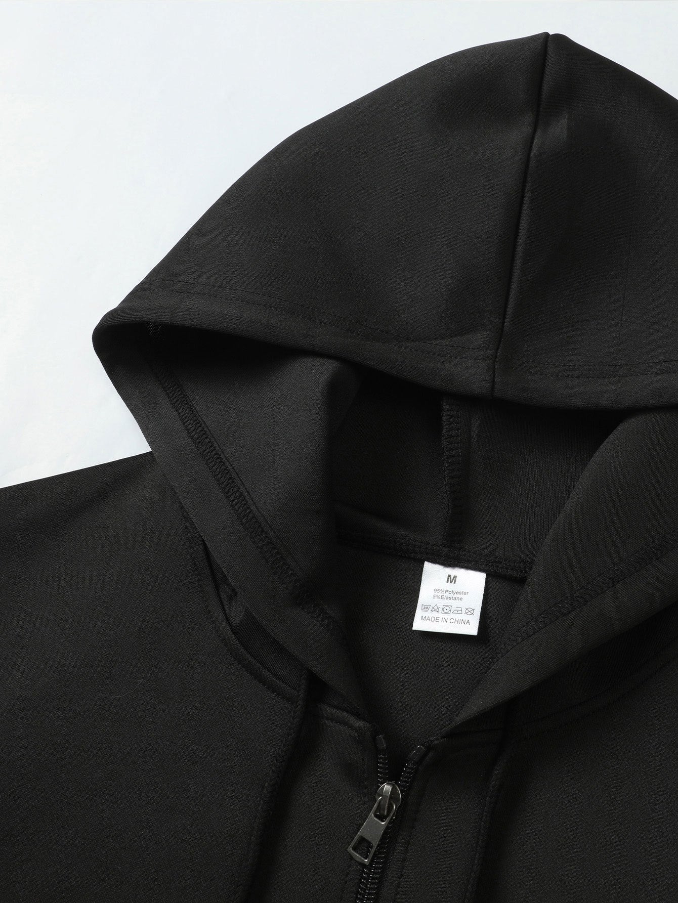 Casual Hooded Jacket Men's Inspirational Back Print