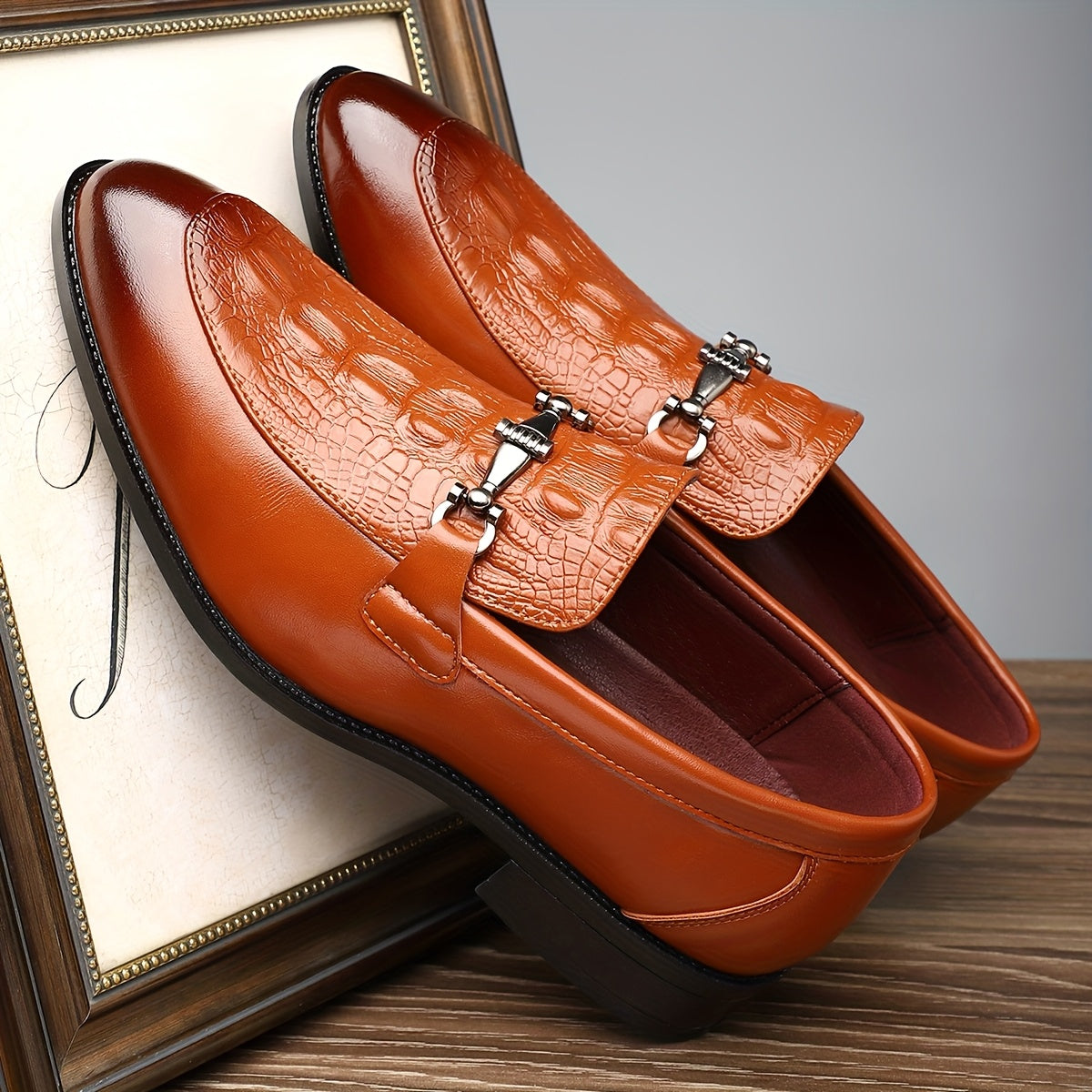 Men's Slip-on Loafers Minimalist Business Casual Shoes