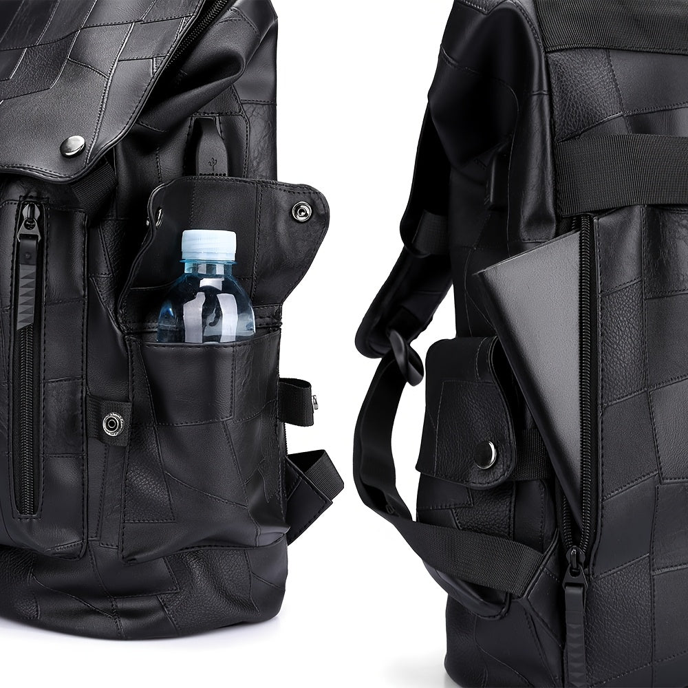 Geometric Minimalist Mens Backpack Lightweight Adjustable