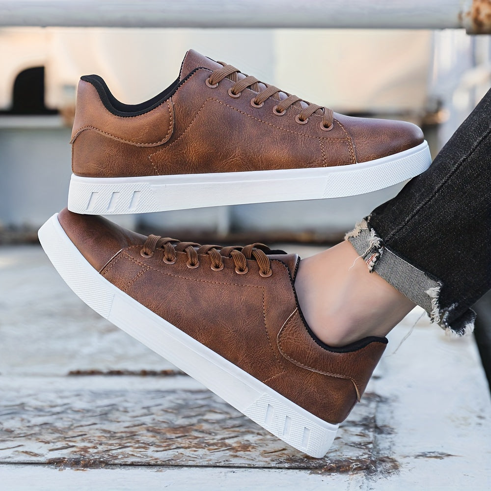 Stylish Men's Casual Skateboarding Shoes Trendy Korean Edition Versatile Breathable Comfortable Durable for Summer Outdoor Activities