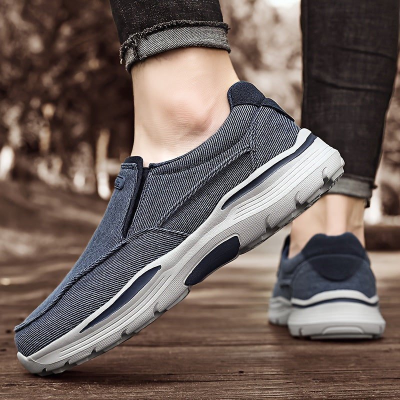 Casual Canvas Slip On Loafers For Walking And Hiking