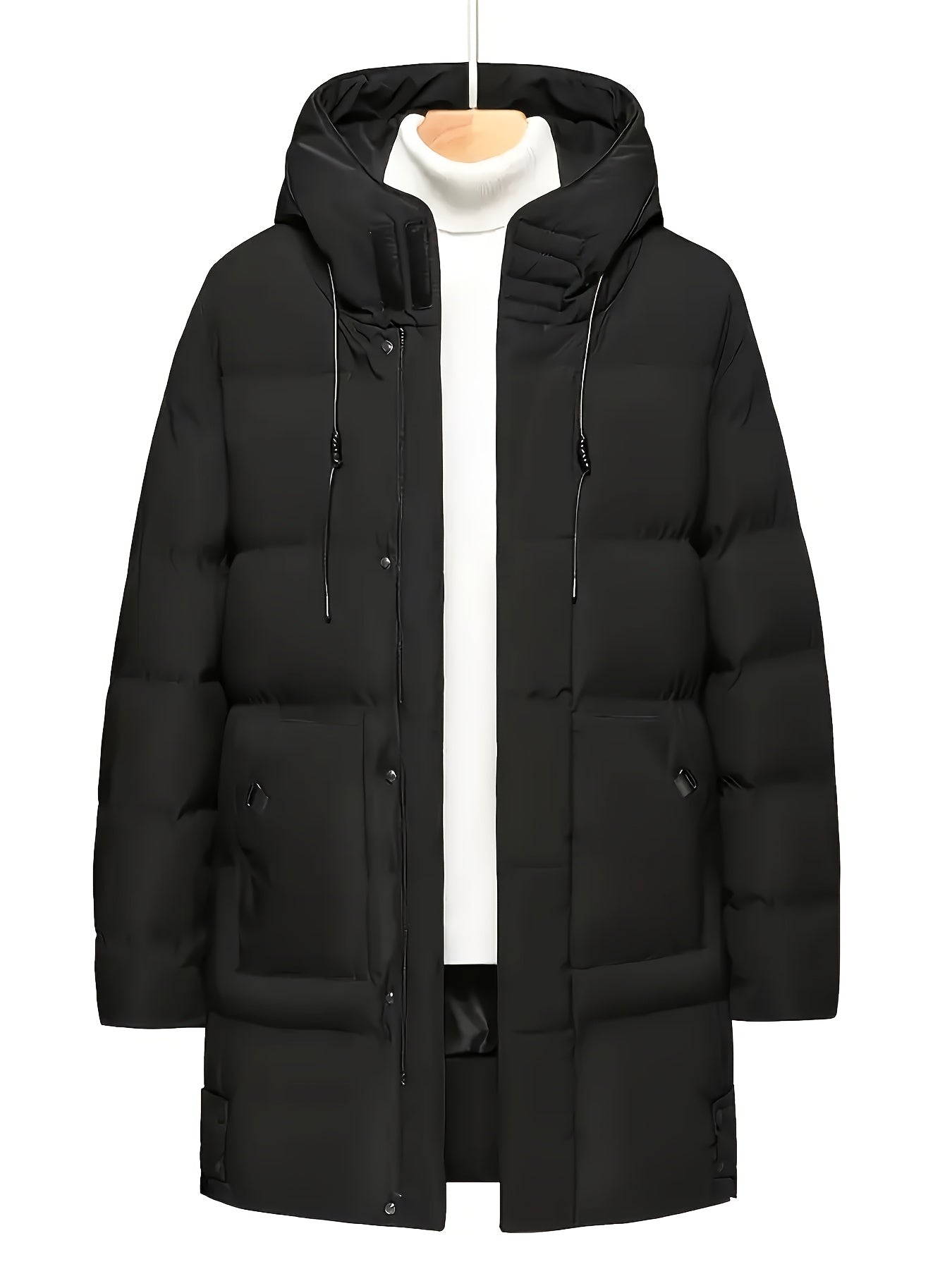 Divine Power Hooded Winter Jacket With Large Pockets