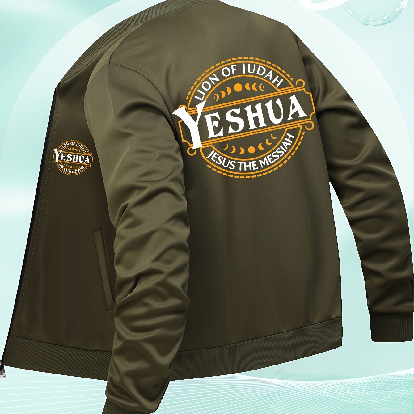In His Divine Power Religious Bomber Jacket Judah Messiah