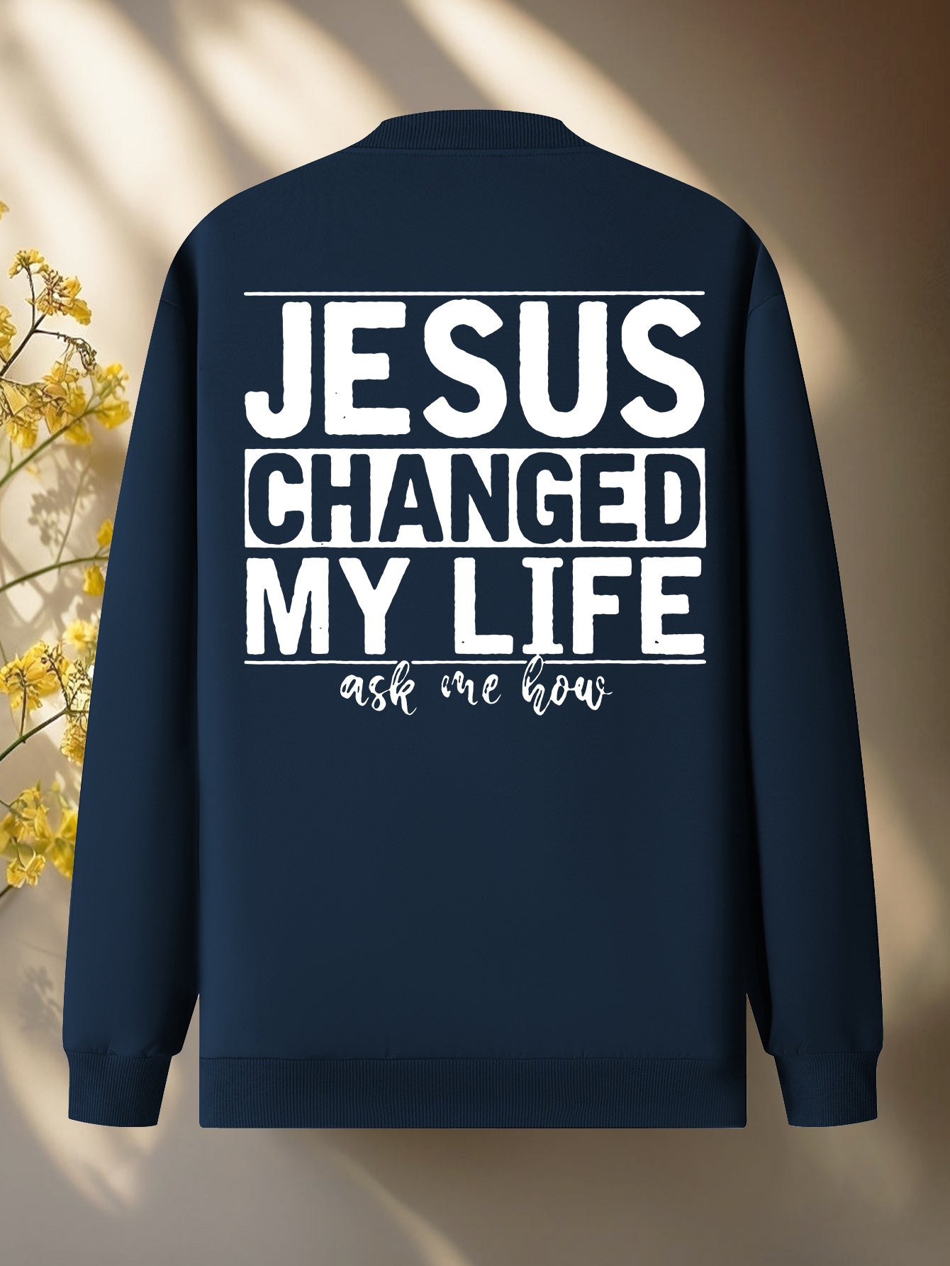Jesus Christ Design Bomber Jacket Mens Zip Up Collar