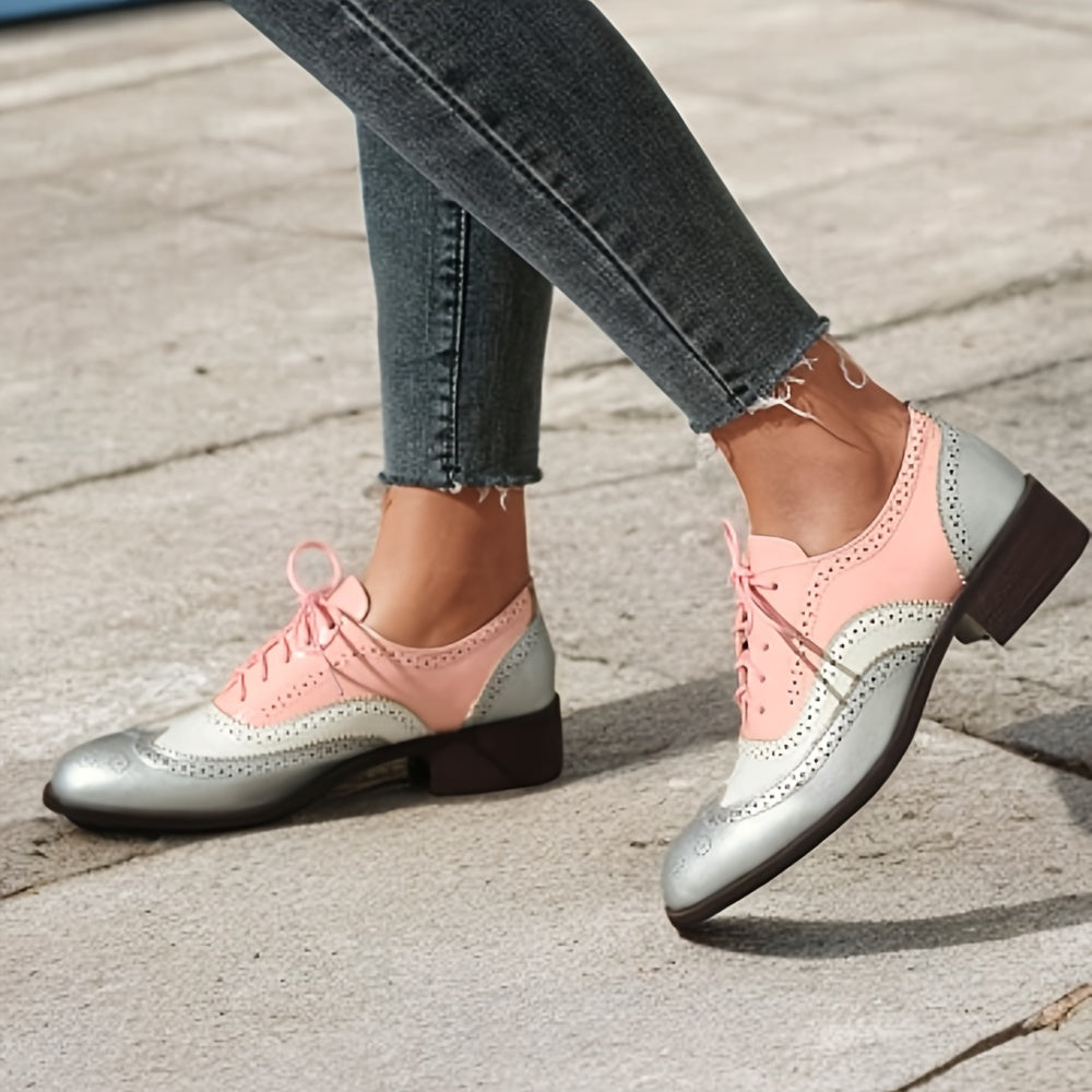 2025 New ERetro Women's Oxford Shoe Pointed Toe Vintage Style