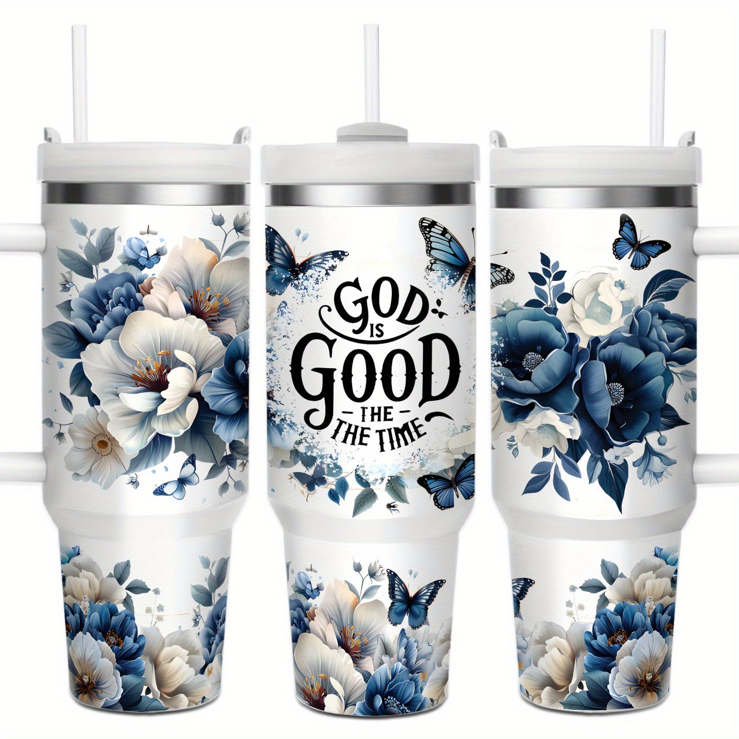 God Is Good Time Insulated Stainless Steel Thermos Bottle