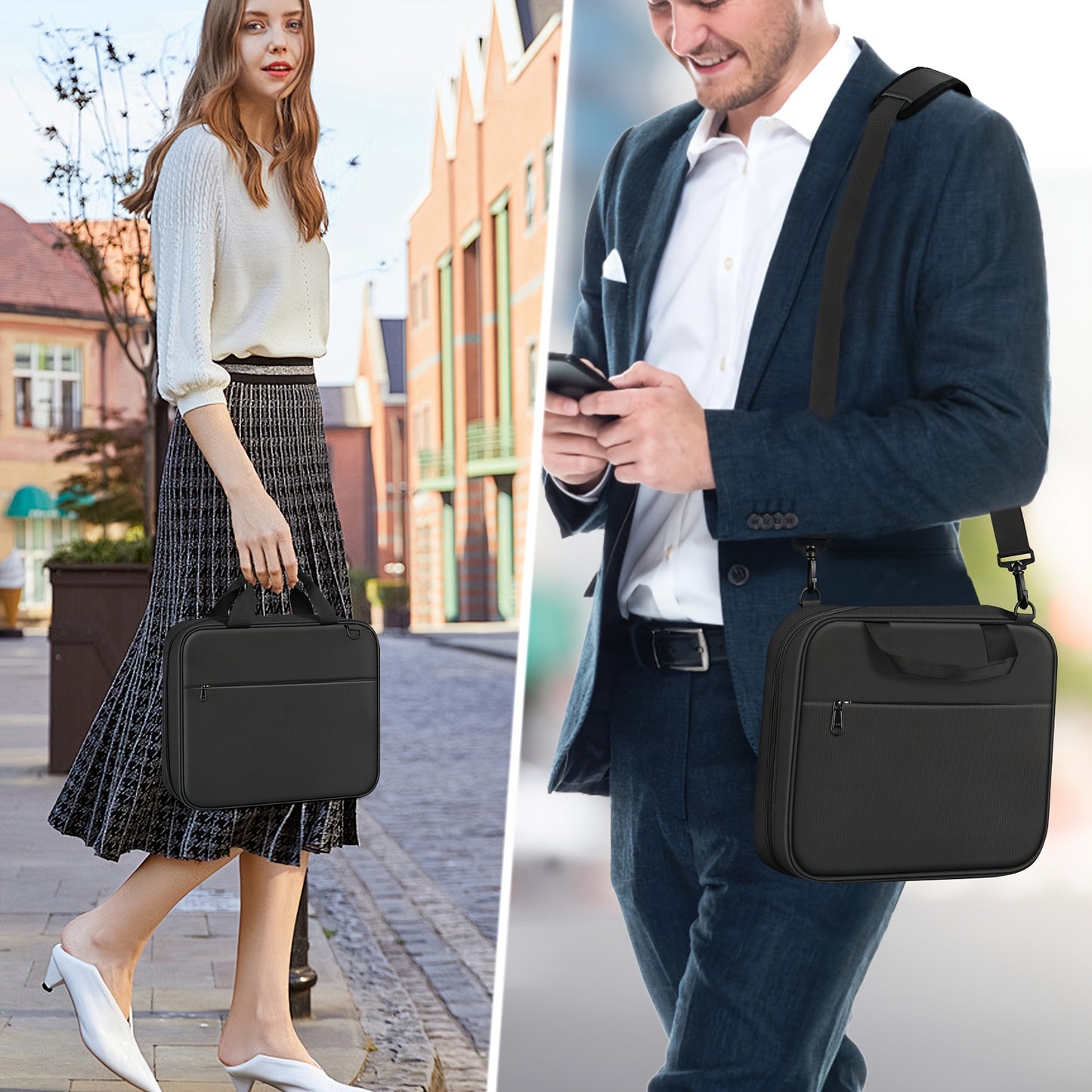 Bible Covers For Men Multi Functional Large Size Zippered Bag
