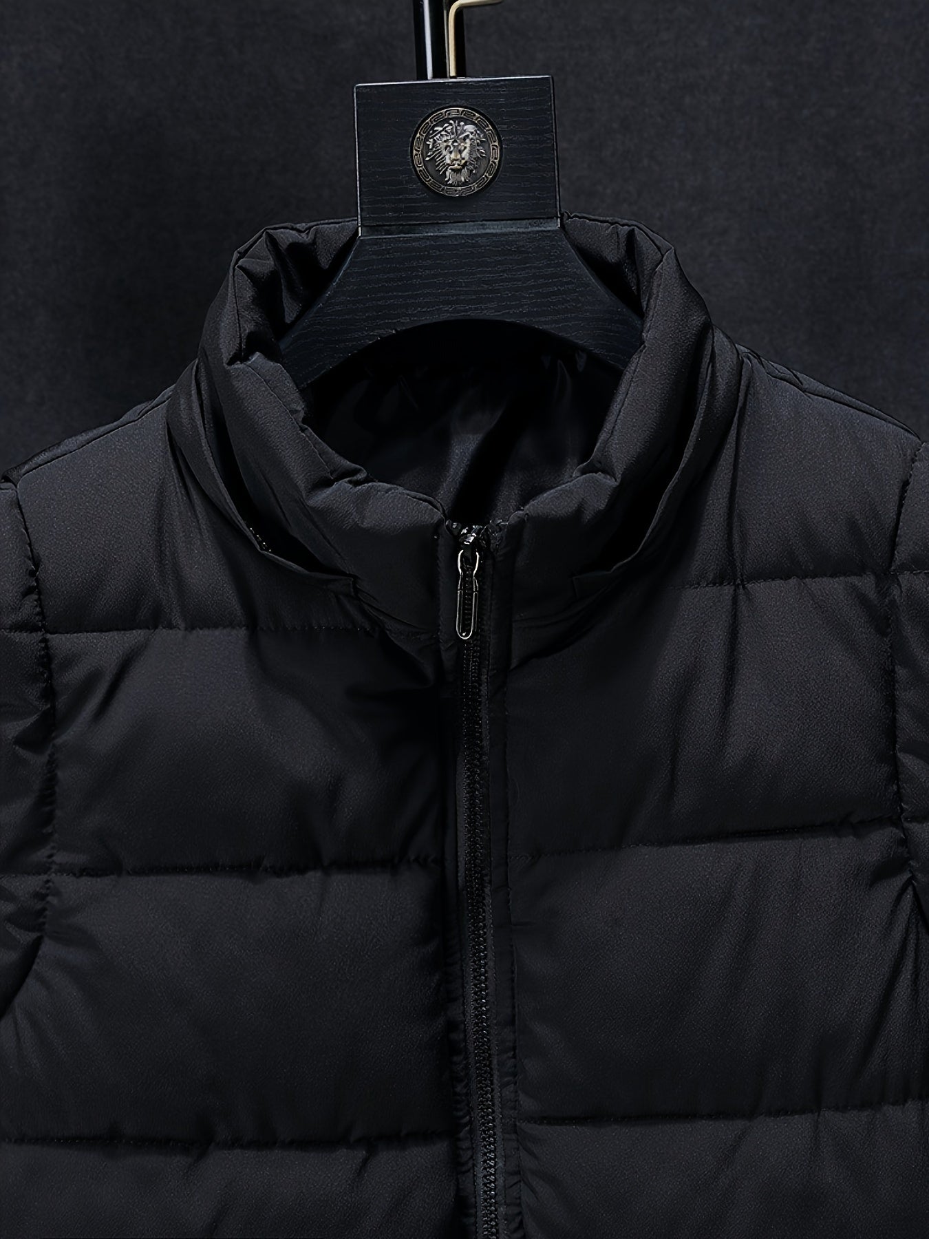 Men's Thick Insulated Hooded Vest by In His Divine Power
