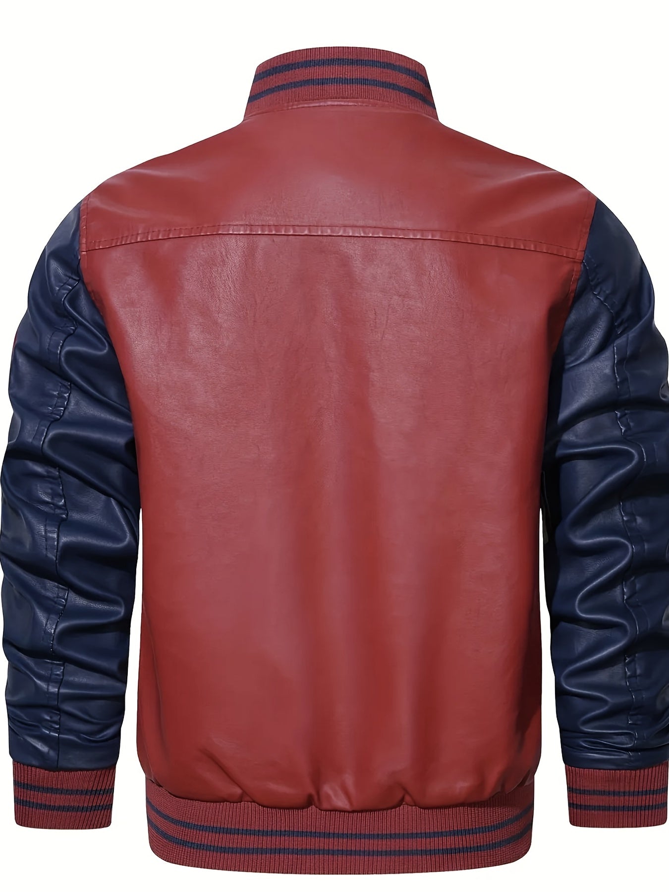 R Letter Print Jacket Raglan Oversized for Men Spring