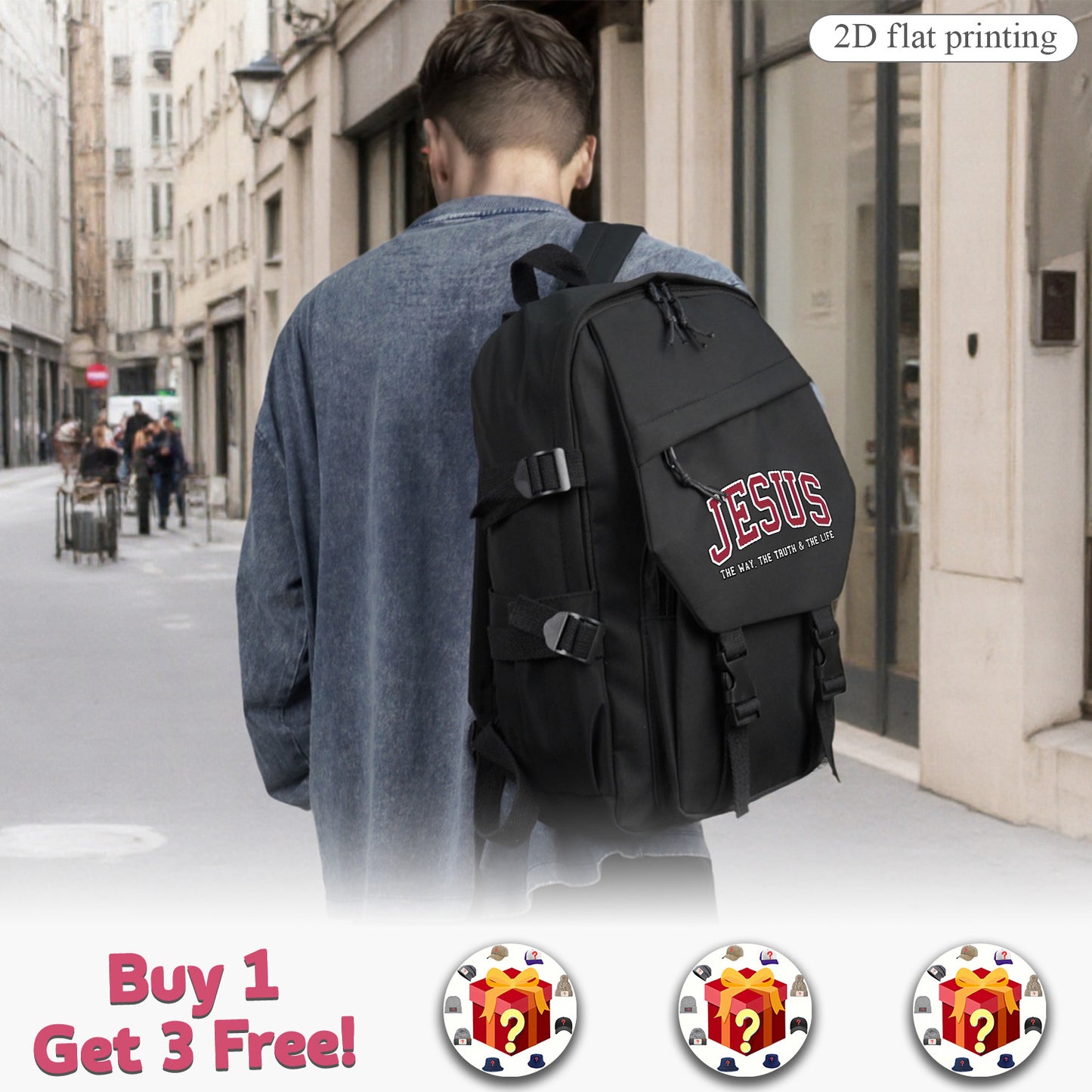 Jesus College Style High-End Backpack Set