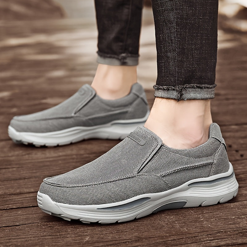 AOPLUS Mens Slip On Loafers Breathable Comfort Shoes