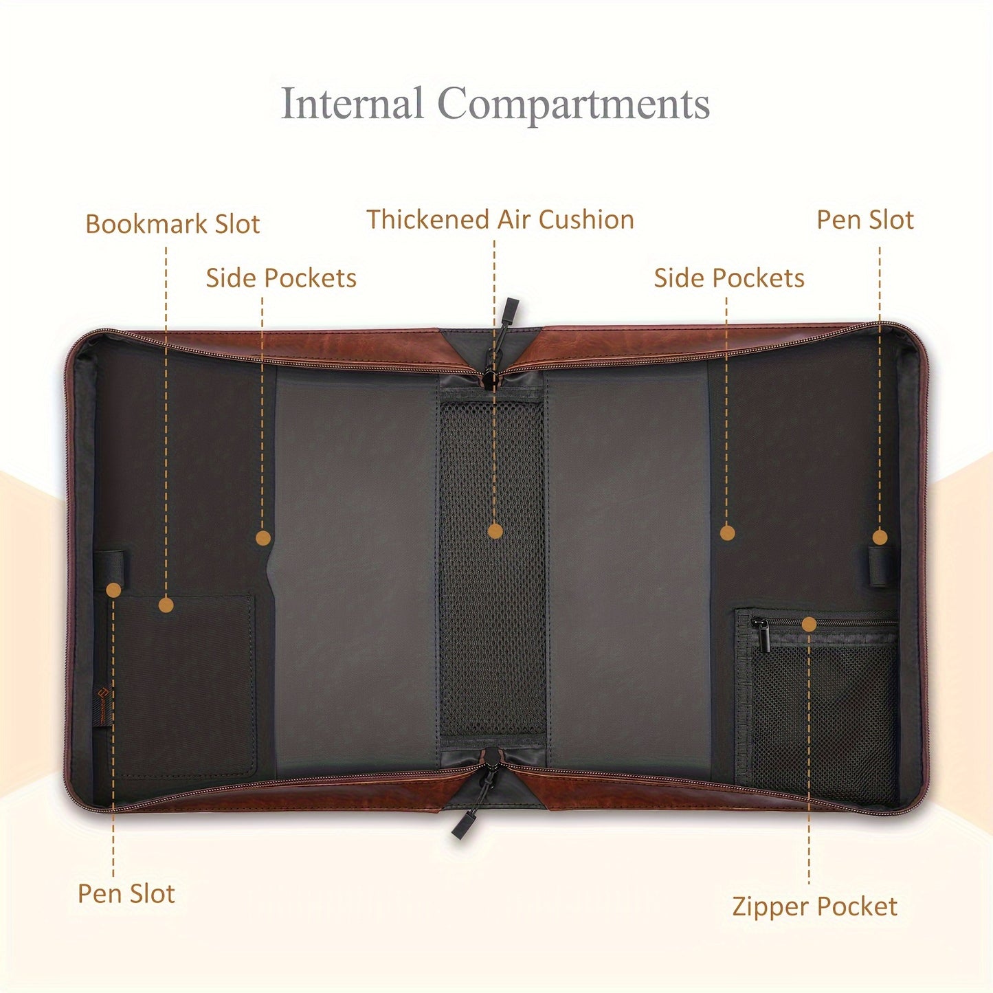 1pc PU Leather Bible Cover with Handle Trust in the Lord Design