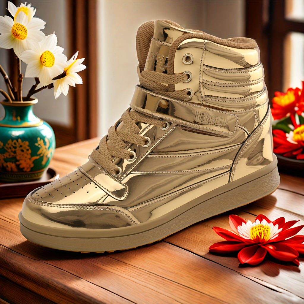 Vibrant Color Women's Retro 80s High Top Sneakers