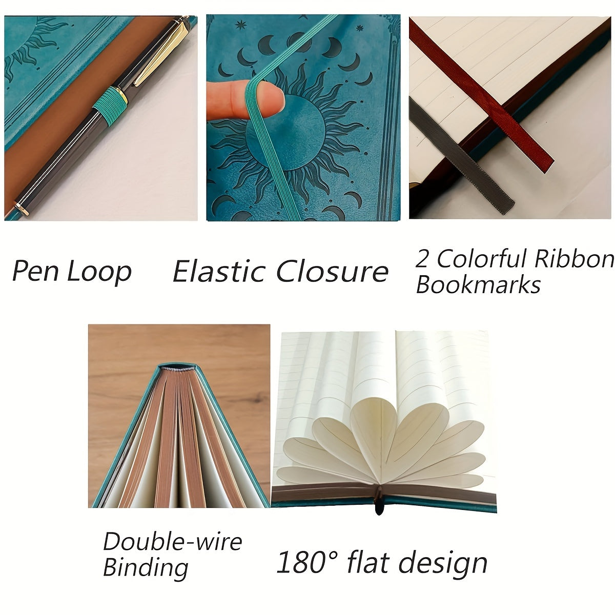Christian Stuff Journal Notebook 400 Pages Thick Faux Leather Cover