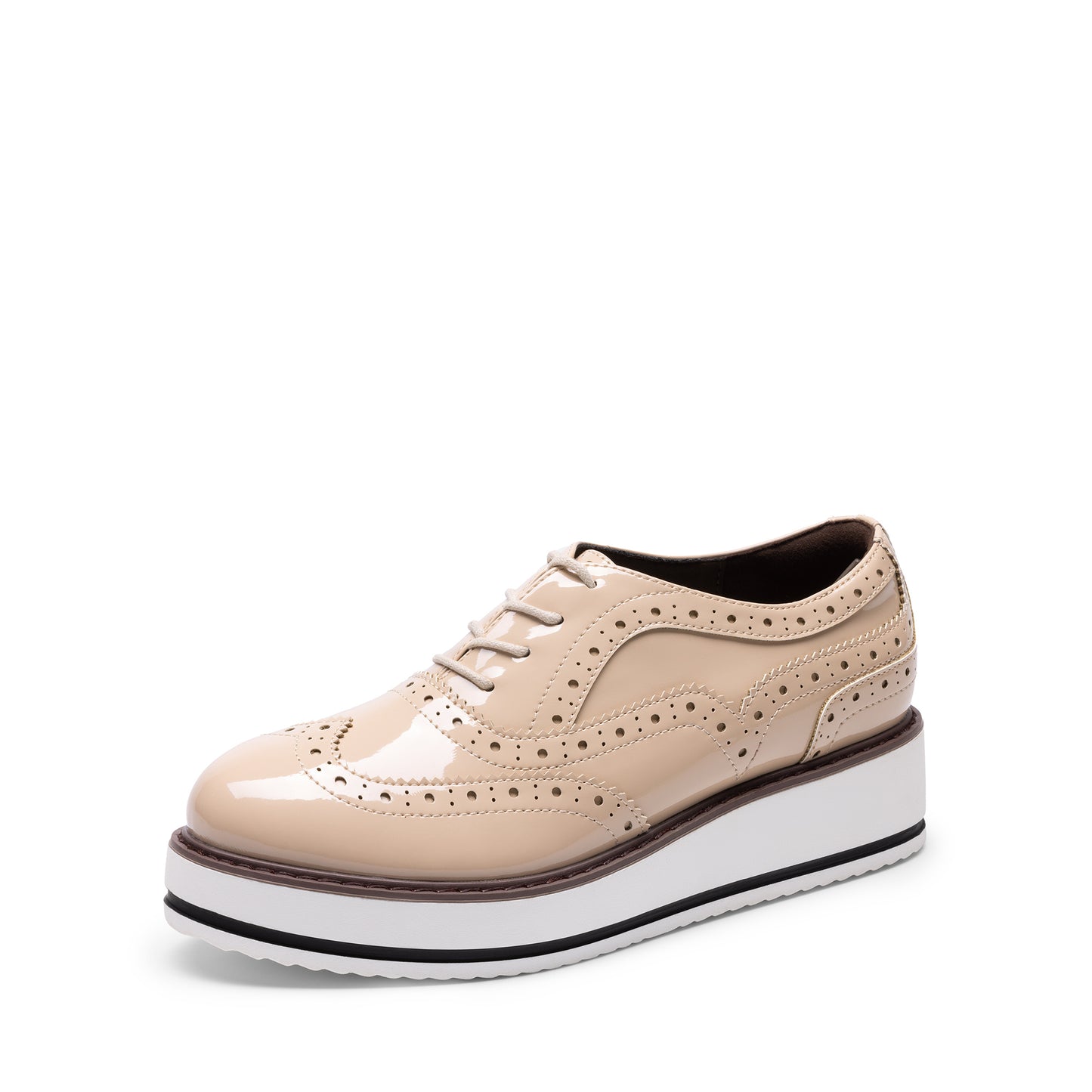 Fashion Casual Lace Up Wingtips Shoes for All Season by Dream Pair