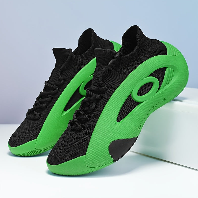 Divine Power Breathable Knit Slip On Sneakers For Men