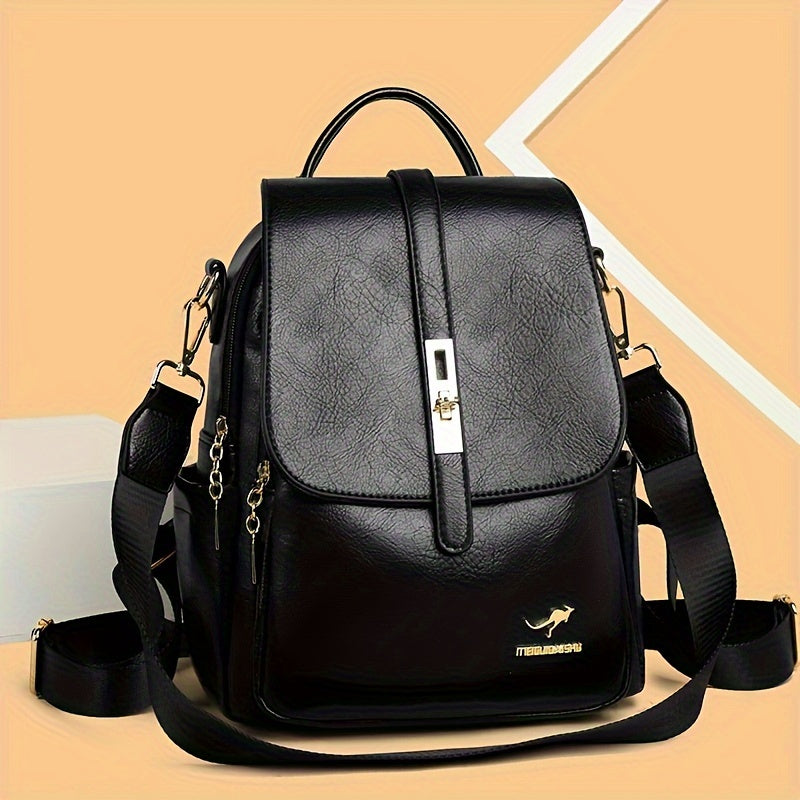 In His Divine Power Vintage Anti Theft Backpack Purse