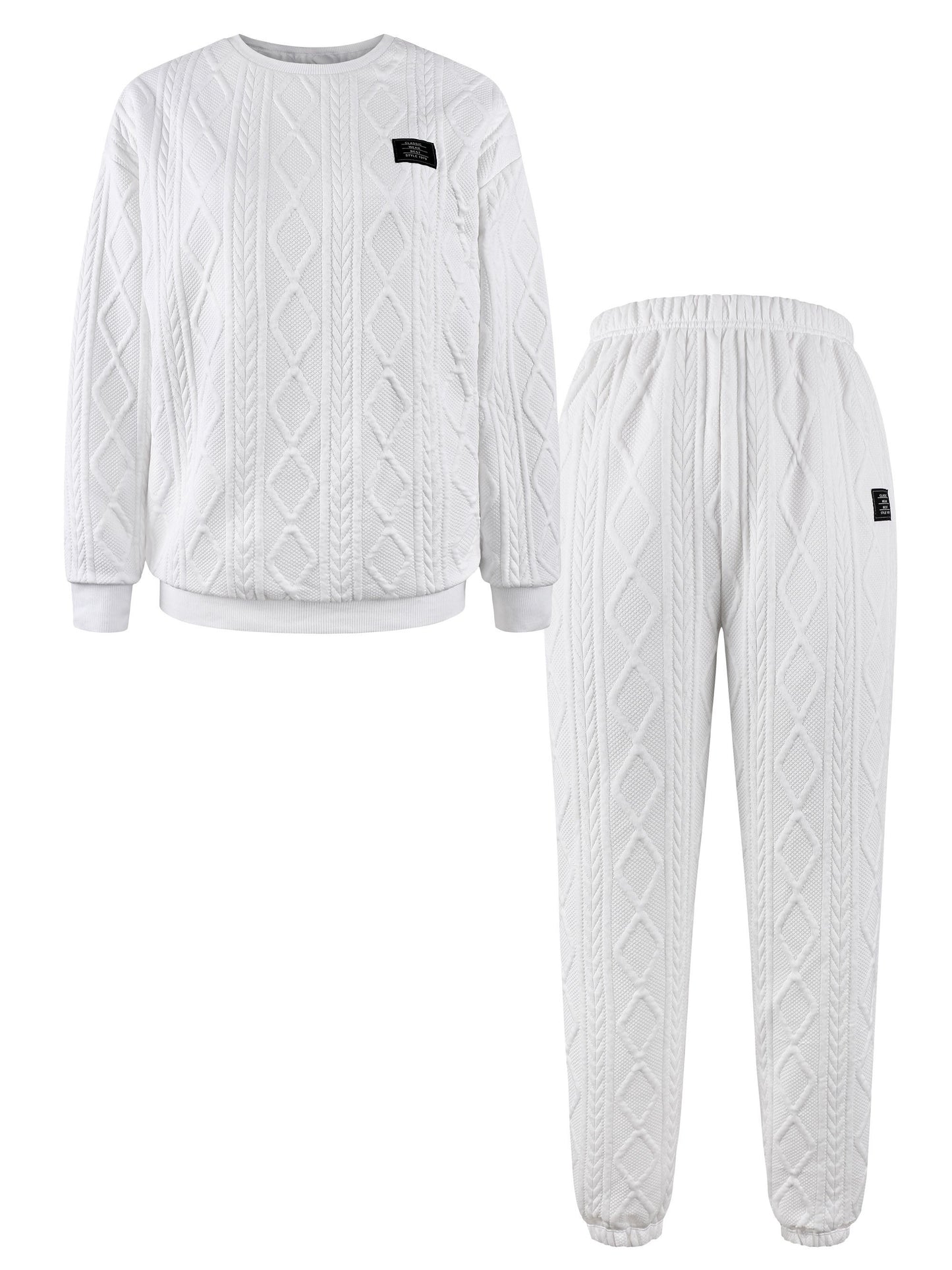 IHDP Chic Off Shoulder Sweatshirt And Joggers Set Polyester