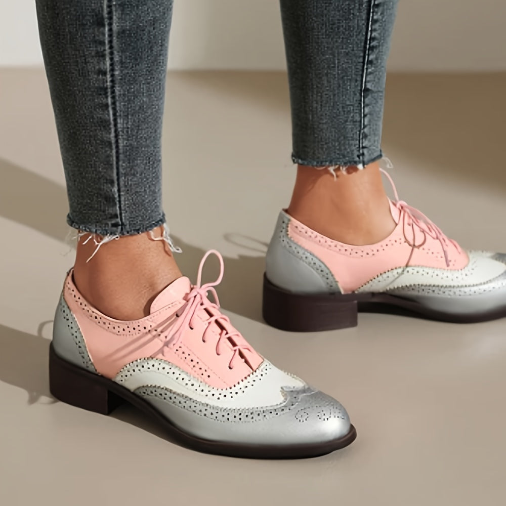 2025 New ERetro Women's Oxford Shoe Pointed Toe Vintage Style