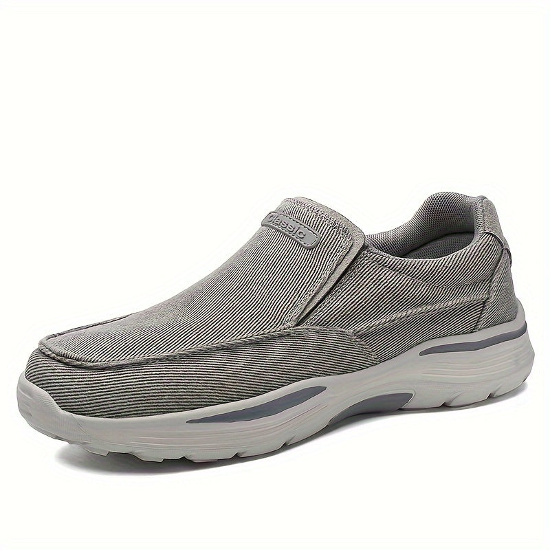 Casual Canvas Slip On Loafers For Walking And Hiking
