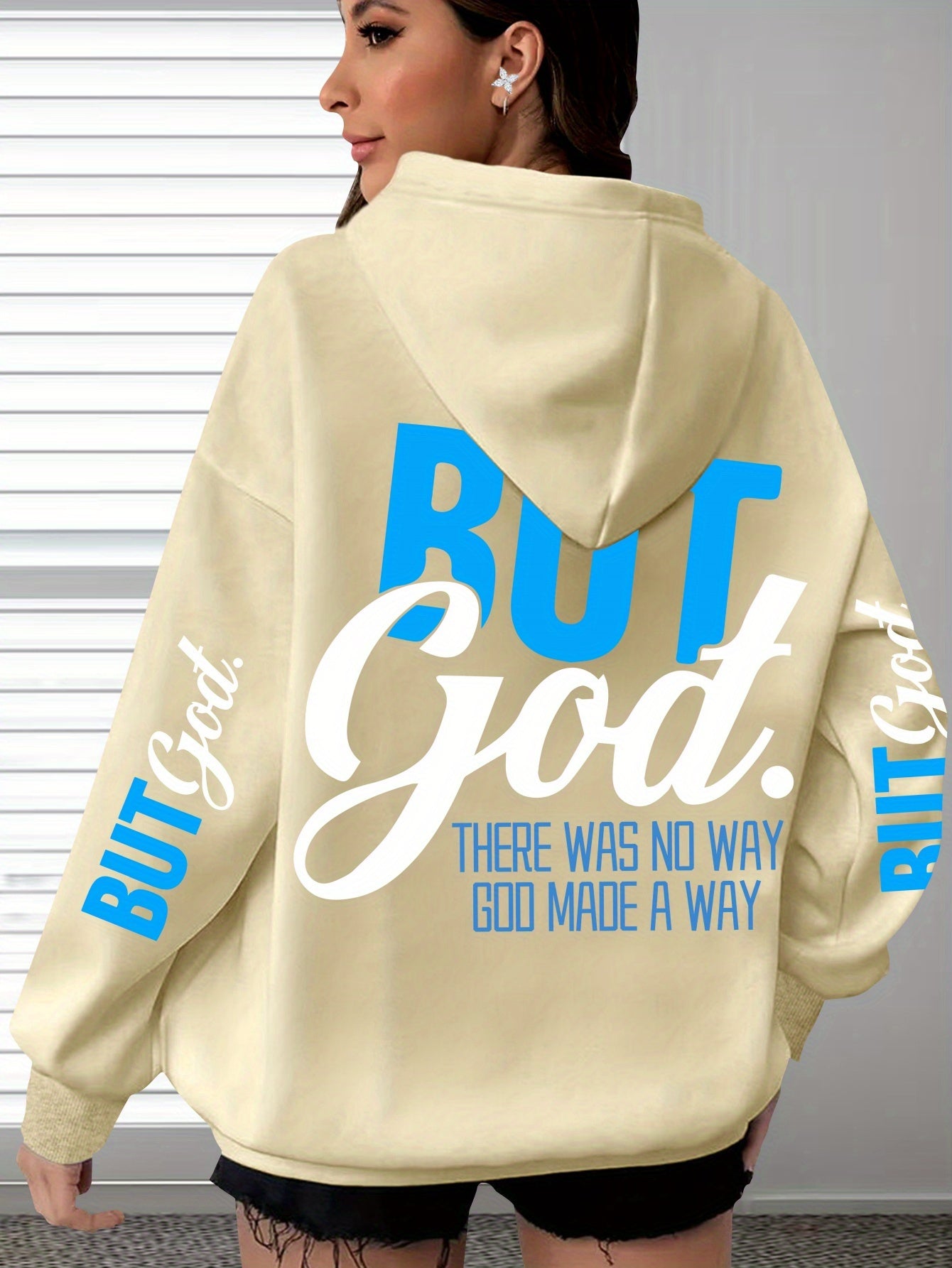 In His Divine Power But God Hooded Sweatshirt Everyday