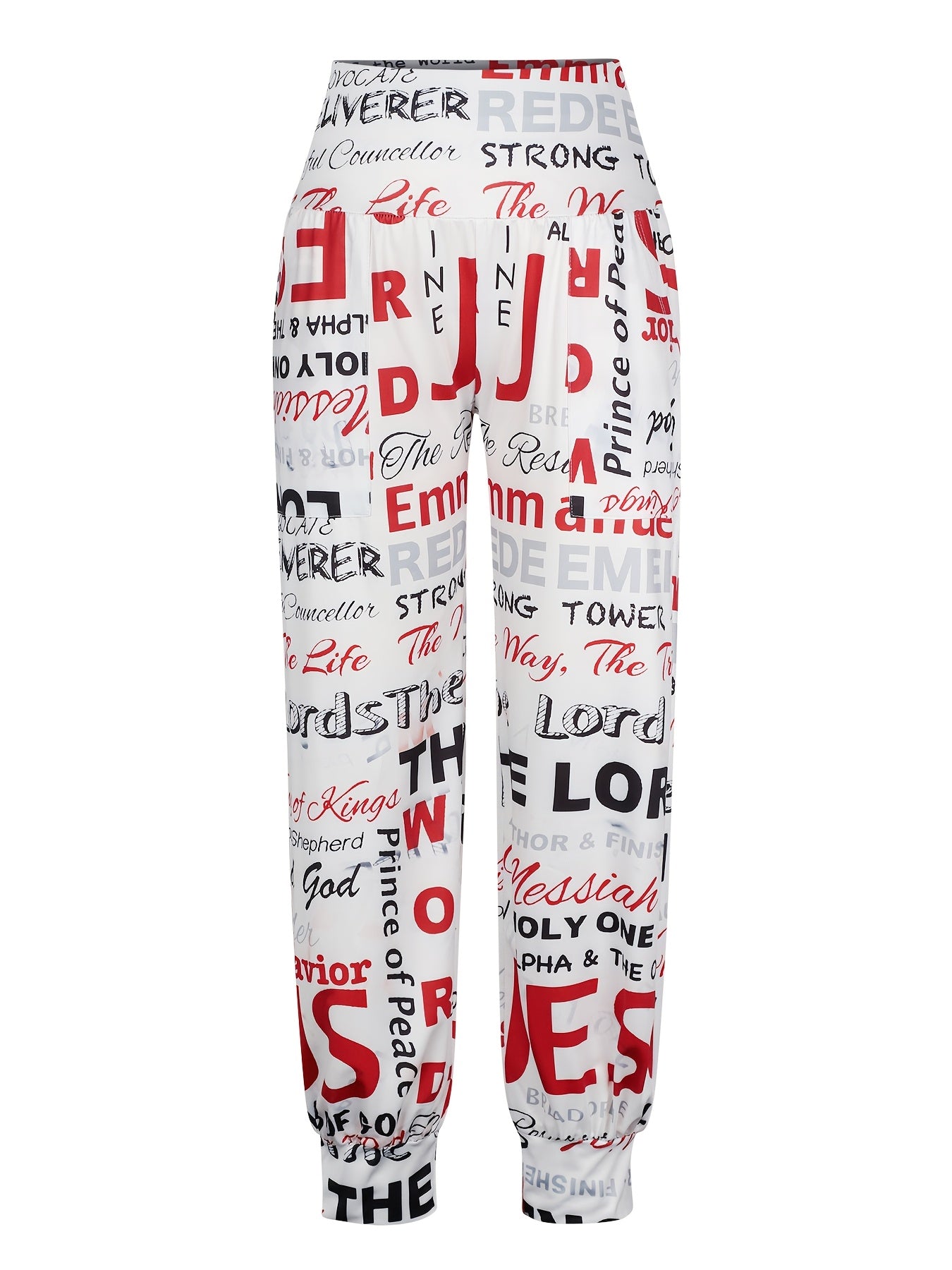 Casual Women Joggers With Elastic Waistband Pockets